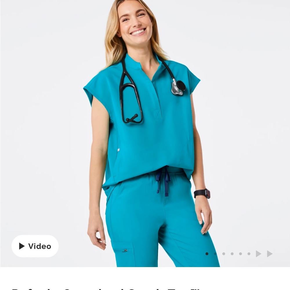 Figs Teal Scrubs